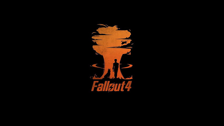 Fallout 4, video game, minimal , , Full, Minimalist HD wallpaper