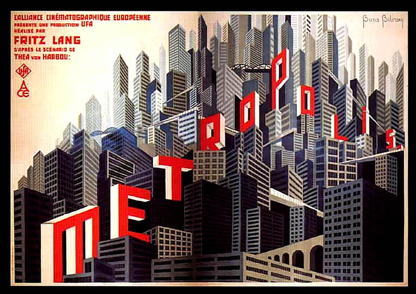 METROPOLIS Landscape - Affiches de films de science-fiction vintage, affiches de films anciens Fond d'écran HD