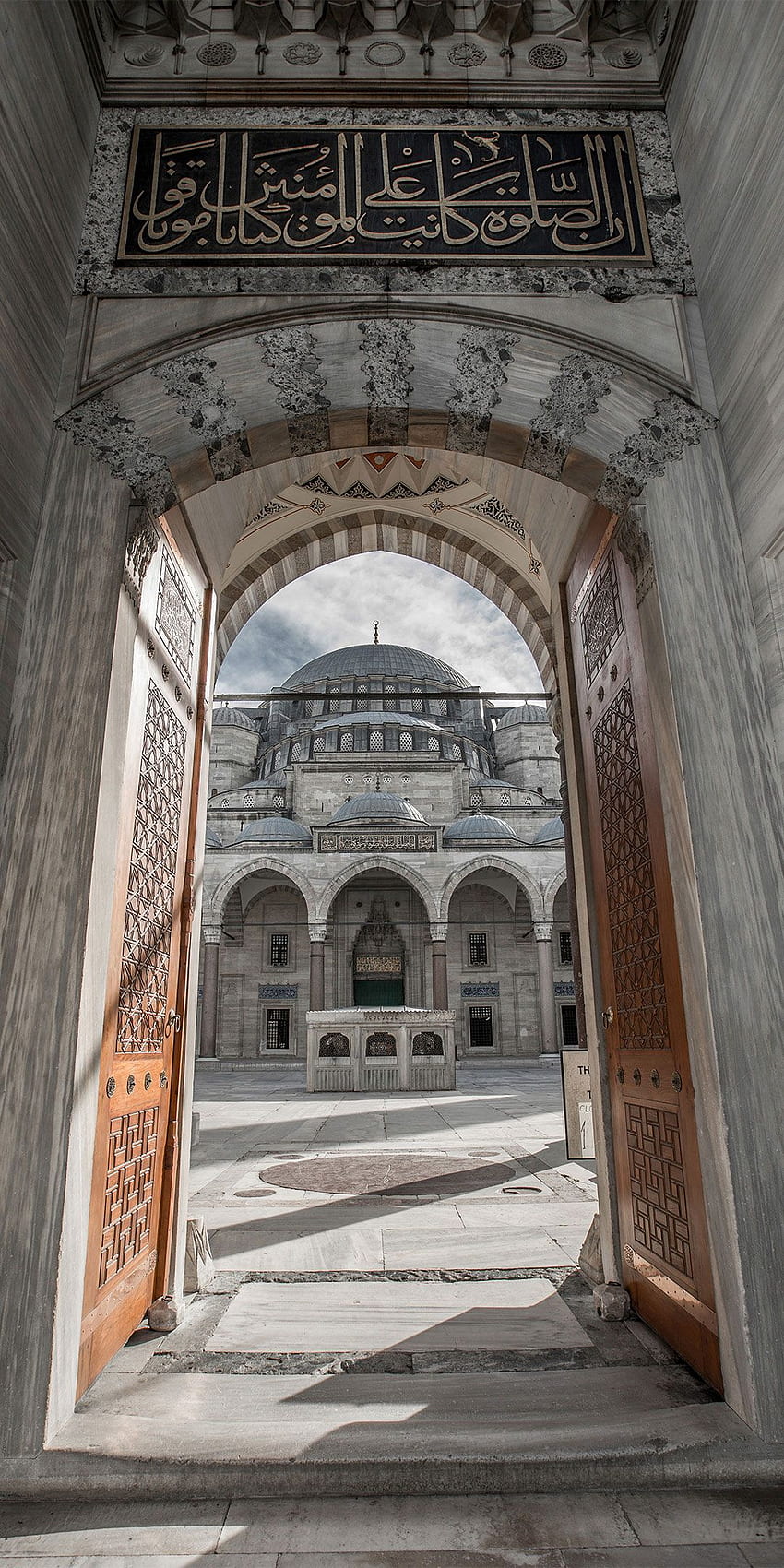 Moschea Suleymaniye islamica, architettura islamica Sfondo del telefono HD