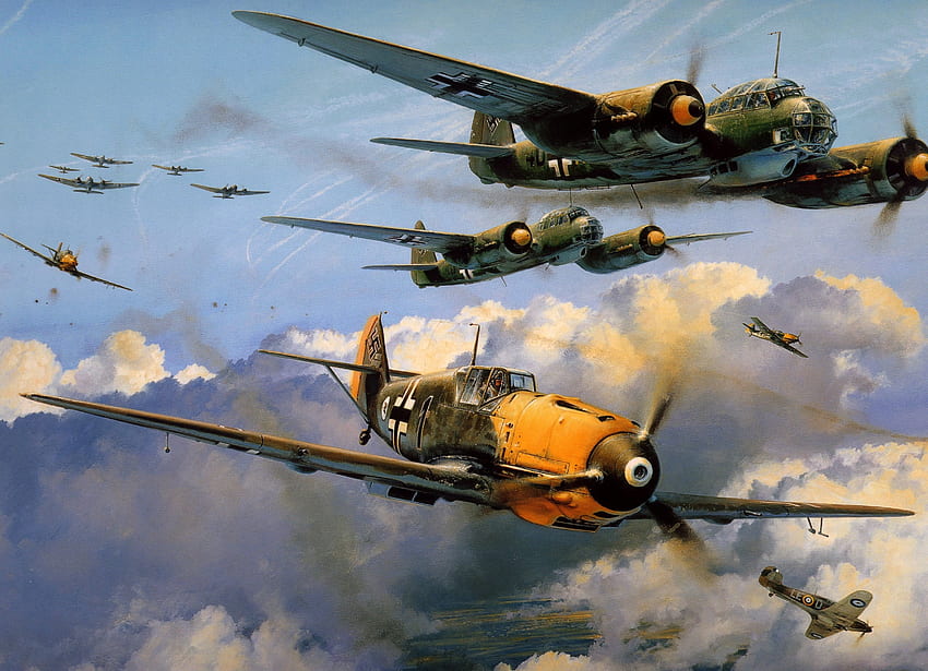 Me109 Battle Of Britain HD wallpaper