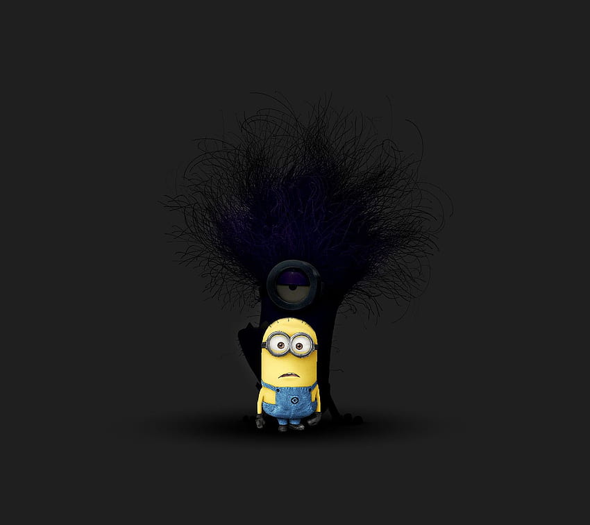 Minion, alone, black, bob, dark minions, stuart, HD phone wallpaper | Peakpx