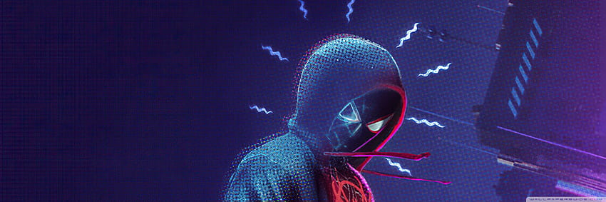 スパイダーマン マイルズ モラレス ウルトラ背景 : ワイドスクリーン & UltraWide & ノートパソコン : マルチ ディスプレイ、デュアル モニター : タブレット : スマートフォン、デュアル スパイダーマン 高画質の壁紙