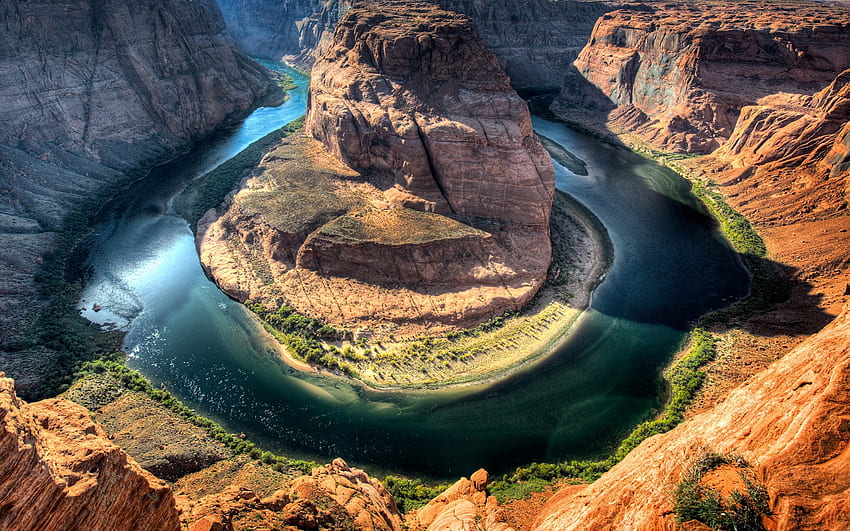 Great Canyon, beautiful, nature, colorado, rivers, canyons HD wallpaper