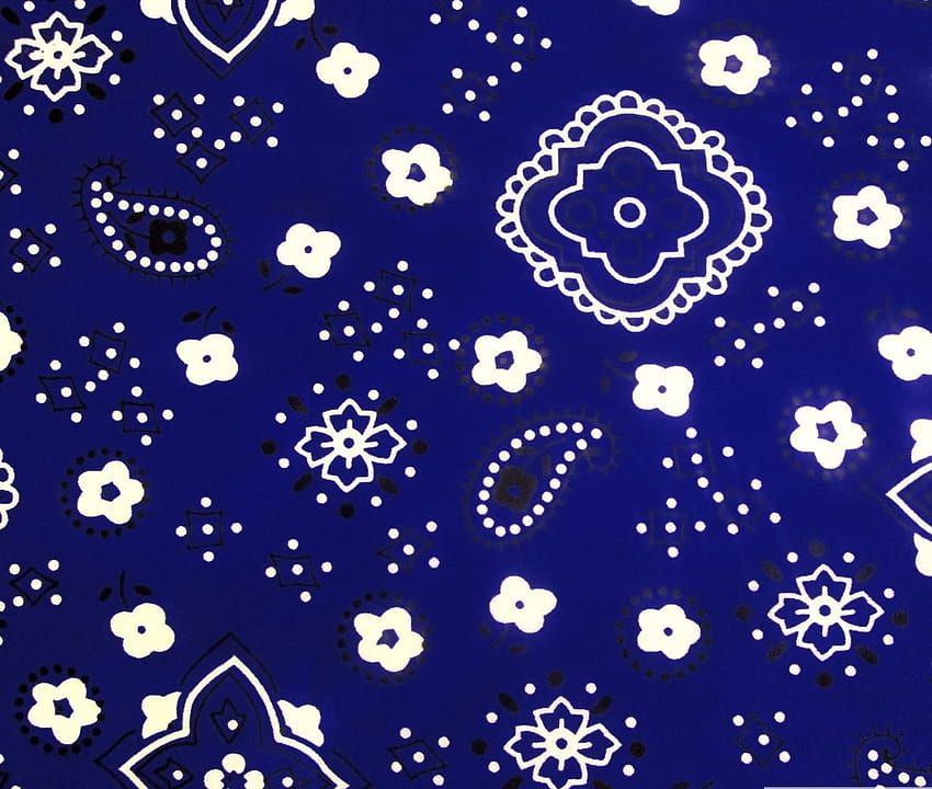Bandana Royal Blue Poly Cotton 58 Inch Wide Fabric by The Yard F.E, Purple Bandana HD wallpaper