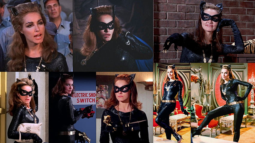 Julie Newmar as The Catwoman from Batman '66, The Catwoman, Batman 66, Julie Newmar, Catwoman, Batman Villains HD wallpaper