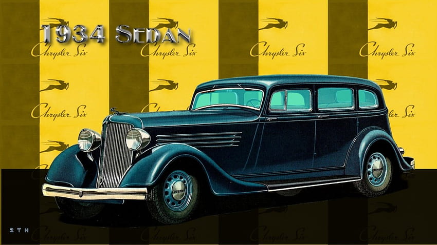 1934 Chrysler Sedan, Chrysler , 1934 Chrysler, 1934 Chrysler Sedan HD тапет