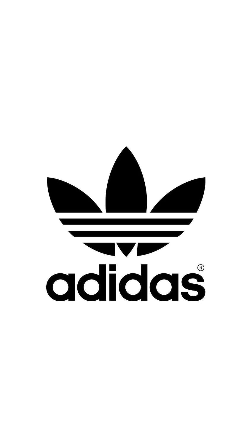 adidas Logo iPhone . . Adidas logo, White Adidas HD phone wallpaper