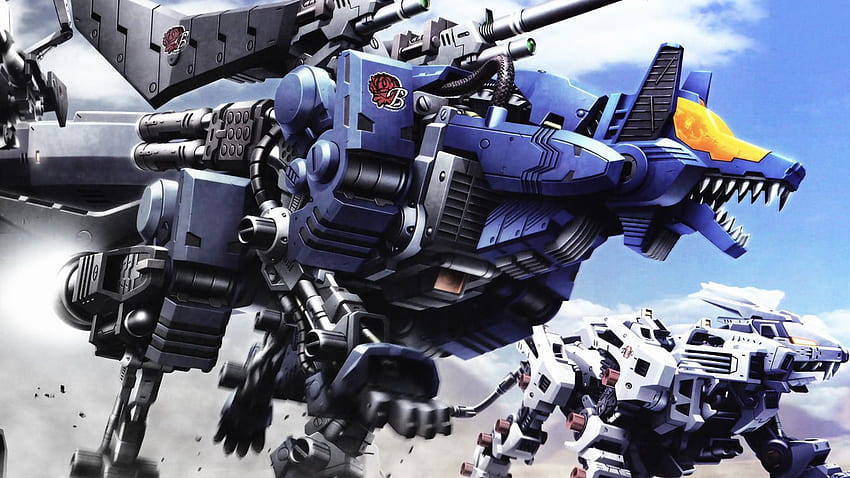 Zoids and Background 1024×768 Zoids 40, Cool Zoids HD wallpaper