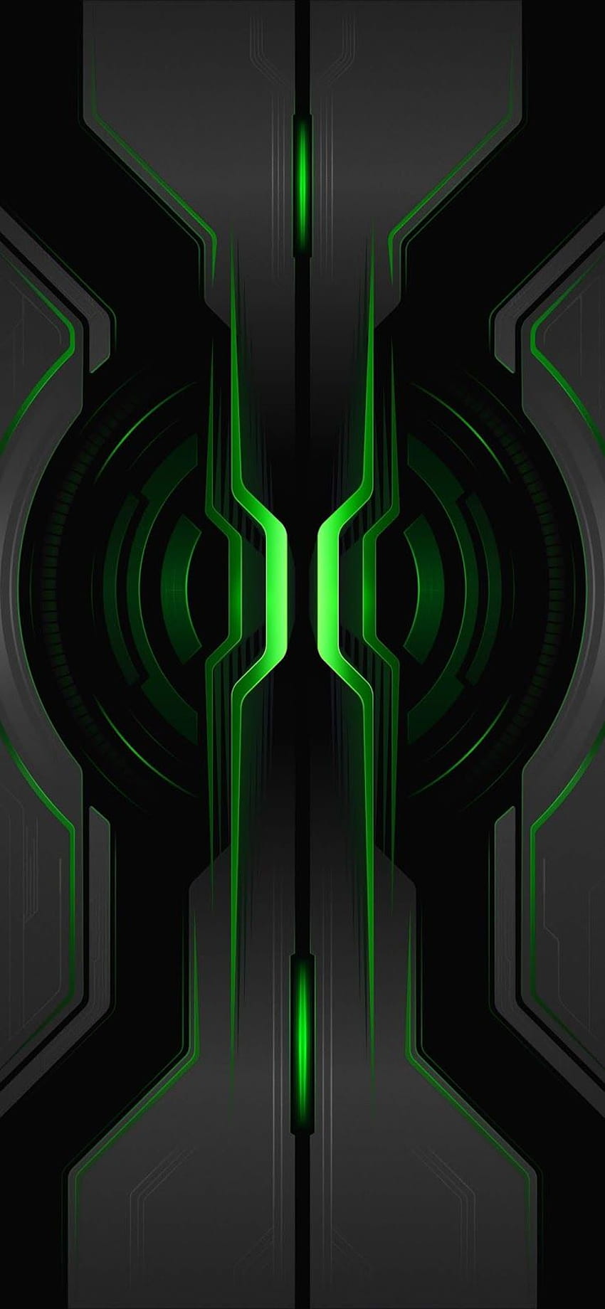 PHONE BLACK GAMER, Green and Black HD phone wallpaper