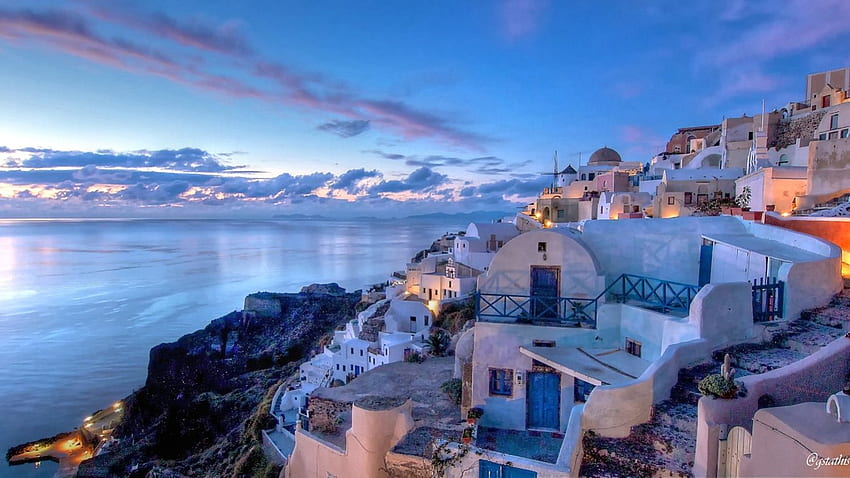R_Santorini, Griechenland, Santorini, Kiklades, r HD-Hintergrundbild