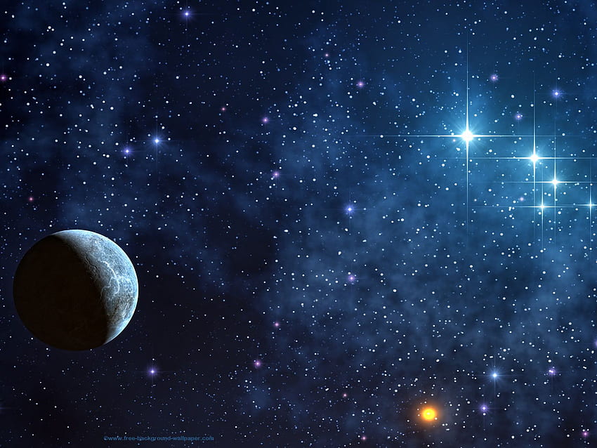 Espaço em movimento - fundo de estrelas do espaço Terra - e fundo, universo de Star Wars papel de parede HD