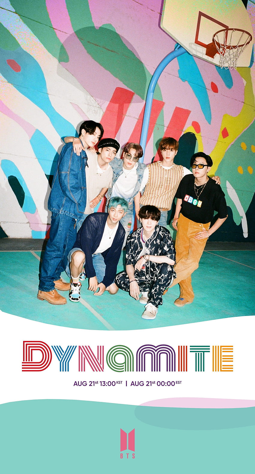 BTS “Dynamite” Teaser Apresenta Novas Cores de Cabelo, Retro Nostalgia. Teen Vogue, pôster do BTS Papel de parede de celular HD