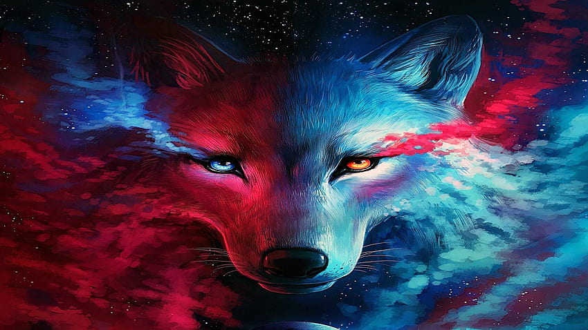 Galaxy Wolf, Anime Galaxy Wolf HD wallpaper | Pxfuel