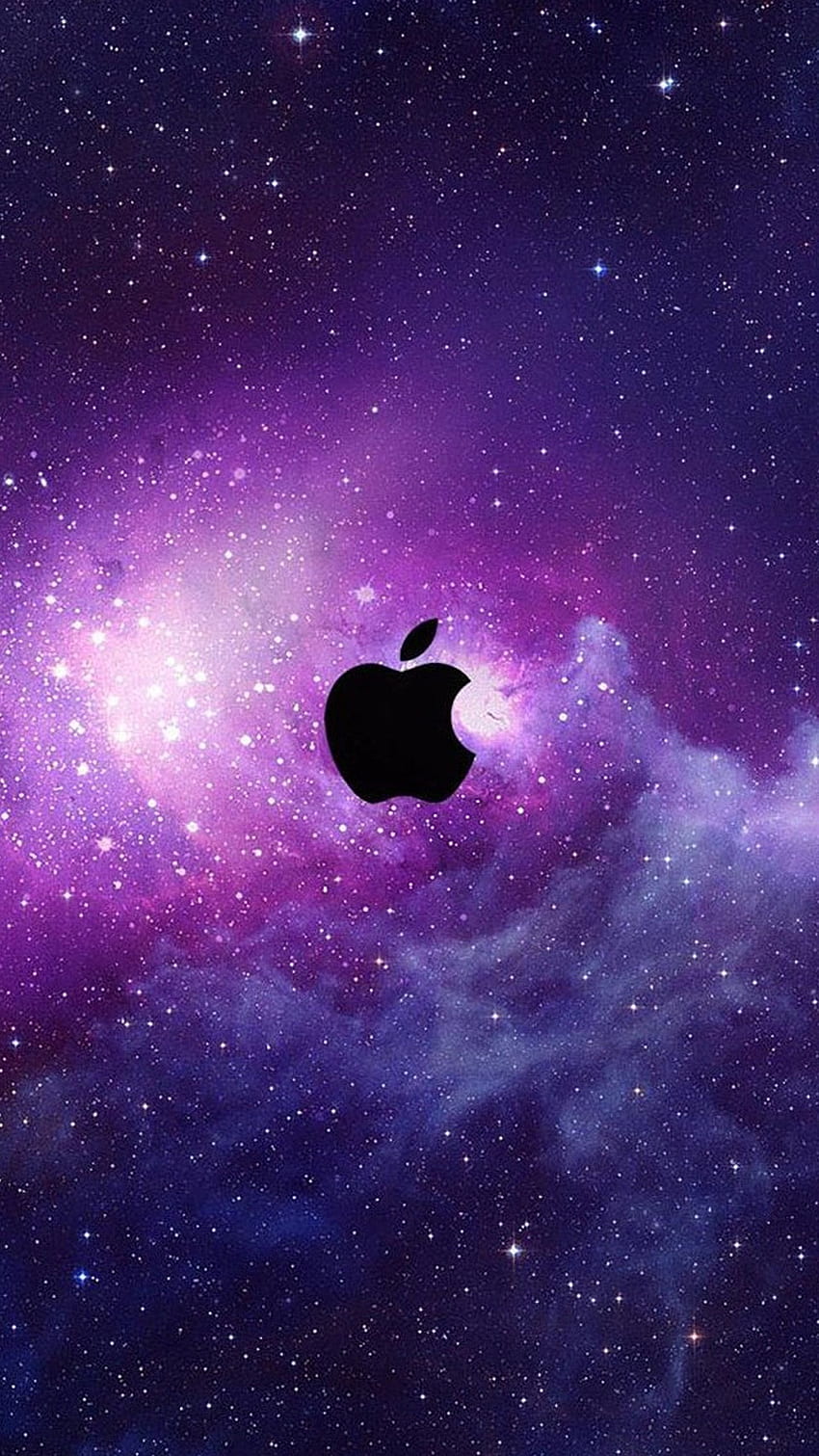Derin Uzay iPhone 4 - Apple Logosu iPhone HD telefon duvar kağıdı