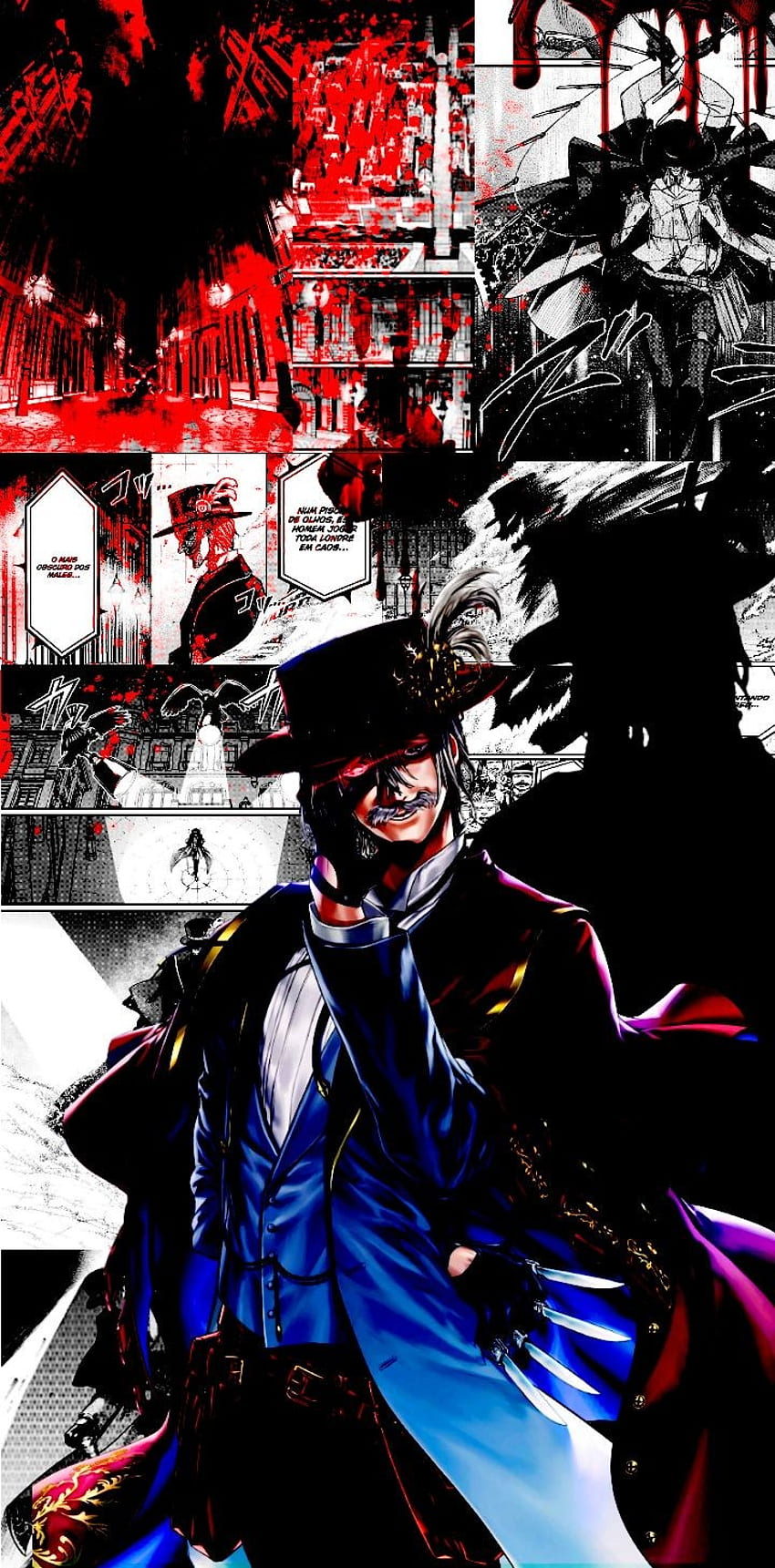 Jack The Ripper - ROR, Jack The Ripper, art, Record Of Ragnarok, anime HD phone wallpaper