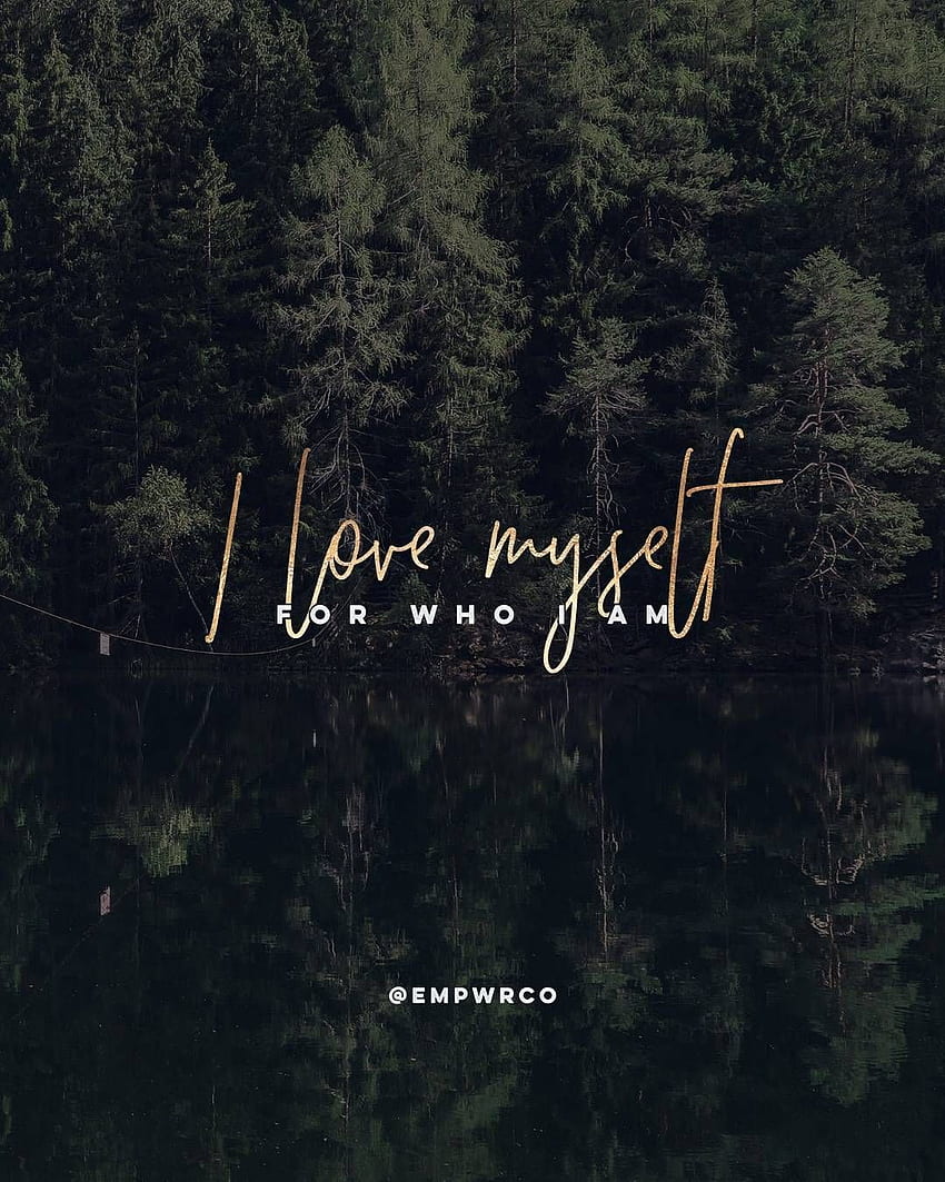 You have to choose whether to love yourself or not.” - James, Love Myself HD phone wallpaper