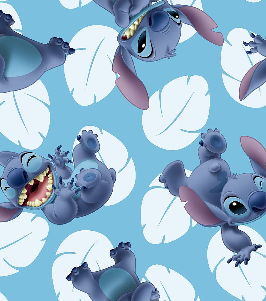 Tela de algodón Lilo y Stitch. JUANA. Lilo y puntada, tela Disney, Lelo y puntada, Stitch Collage fondo de pantalla del teléfono