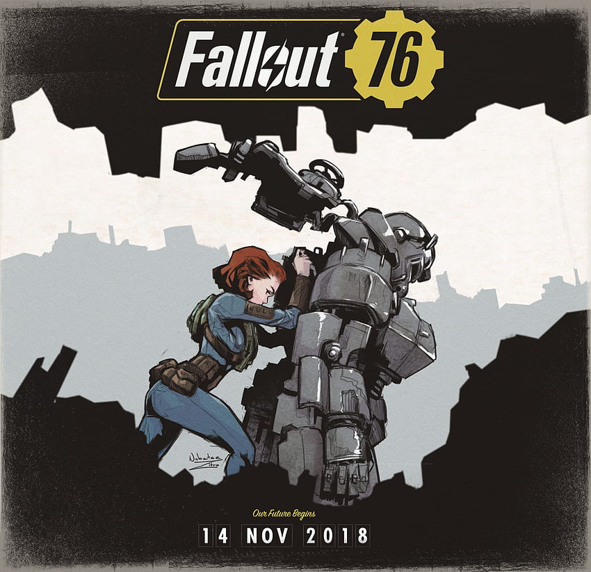 Grafika stworzona przez fanów, Fallout 76 Tapeta HD