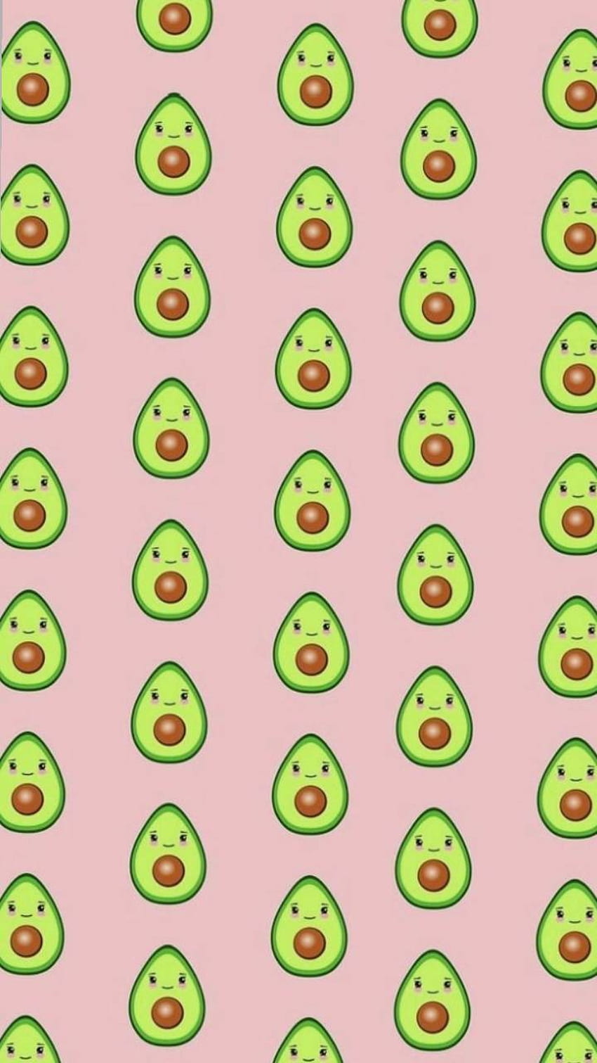 Avocado kawaii, Avocado Green HD phone wallpaper