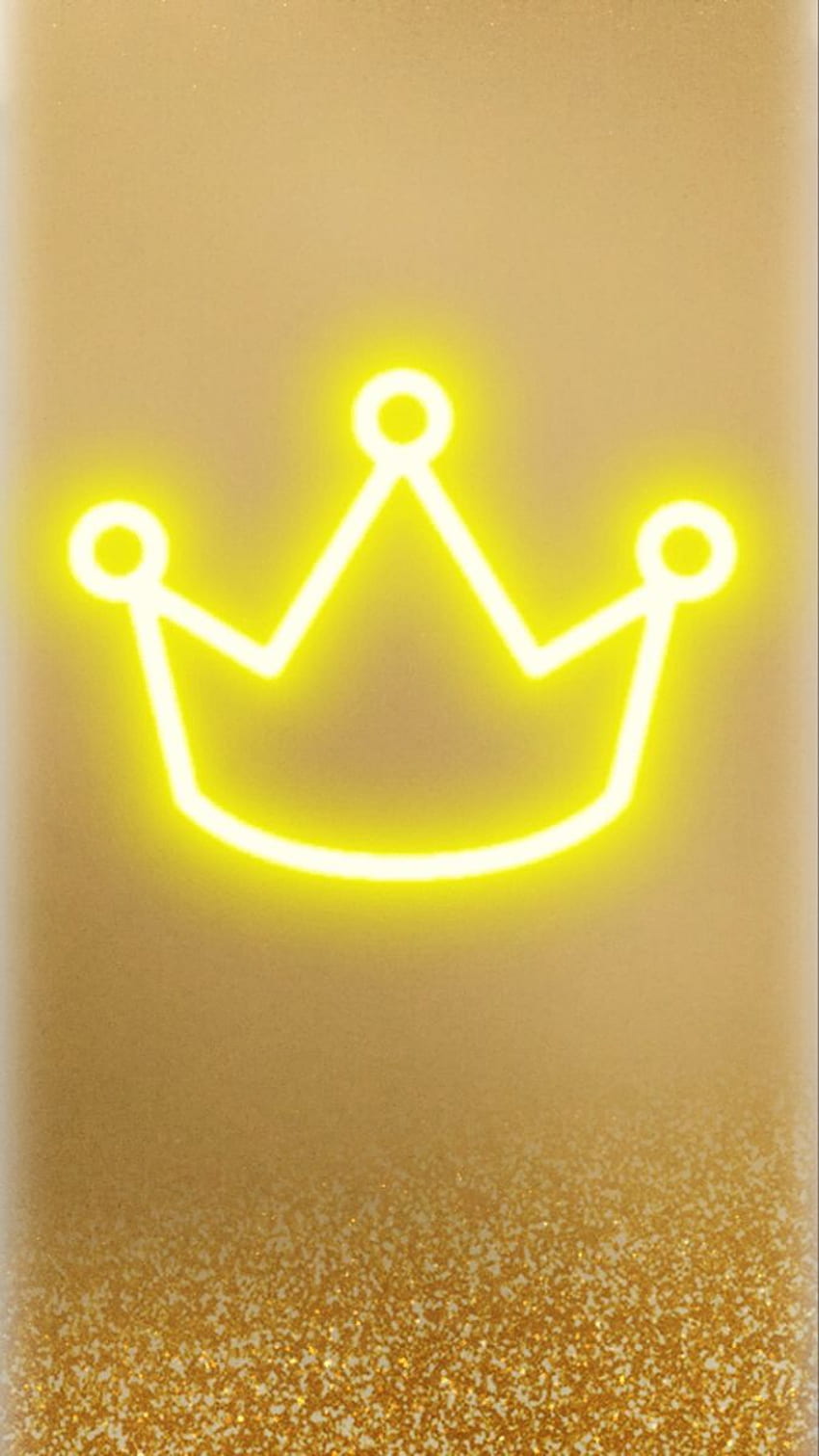 Golden crown . Neon signs, , Neon HD phone wallpaper