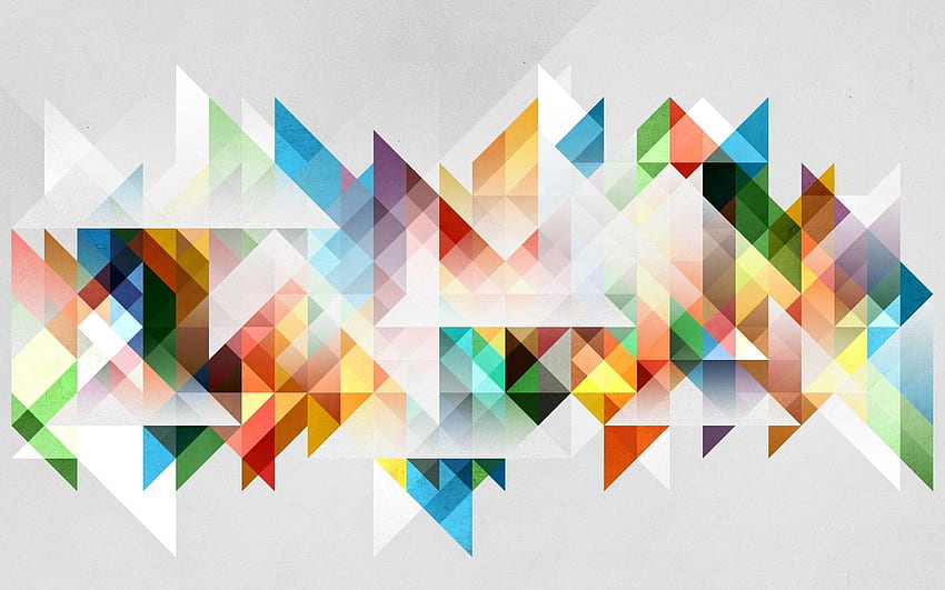 colorful triangle 32773 abstract colorful funky colorful HD wallpaper