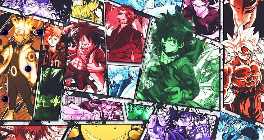 Ultimate Shonen Jump Manga [silnik anime]. Anime, crossover anime, anime Tapeta HD