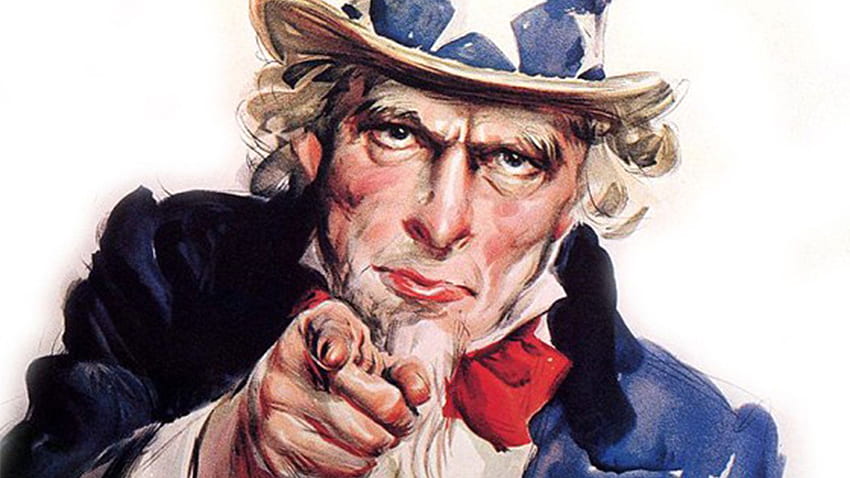 The Man, The Myth, The Legend - Uncle Sam Want You Poster HD wallpaper