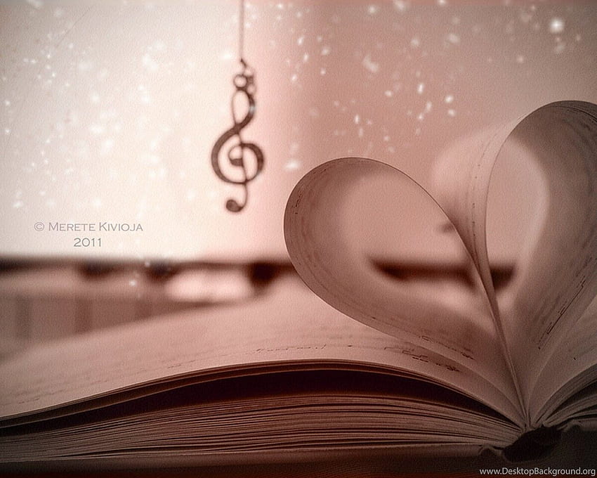 Book Of Love Nice Heart Pages Background HD wallpaper