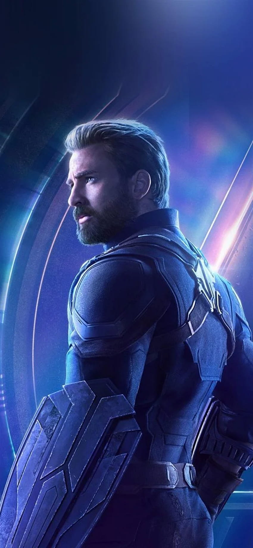 Capitán América vengadores héroe chris evans iPhone X fondo de pantalla del teléfono