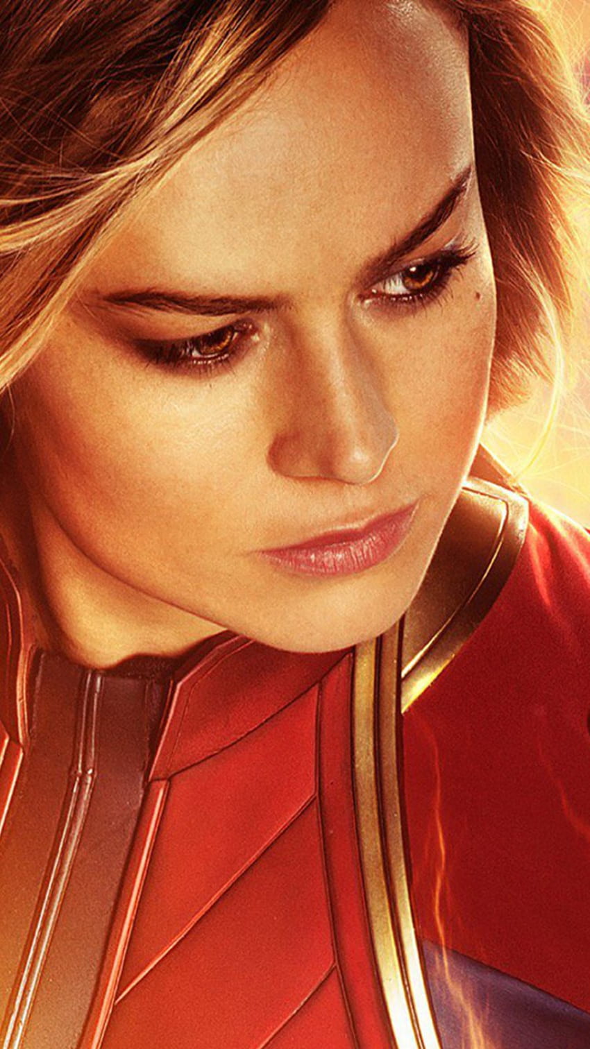 Film Capitan Marvel (), Brie Larson Capitan Marvel Sfondo del telefono HD