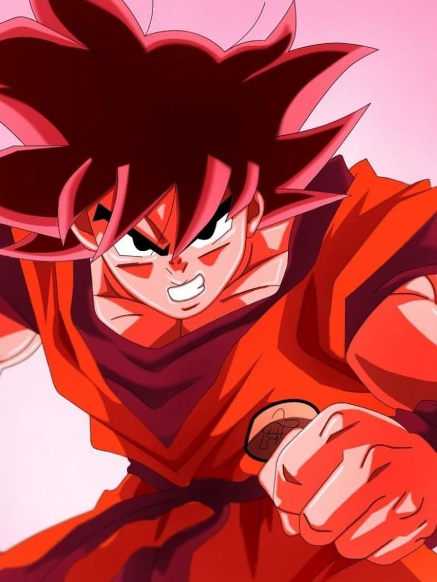 Goku Red Dragonball Z für und Handys ohne Retina-IPad HD-Handy-Hintergrundbild