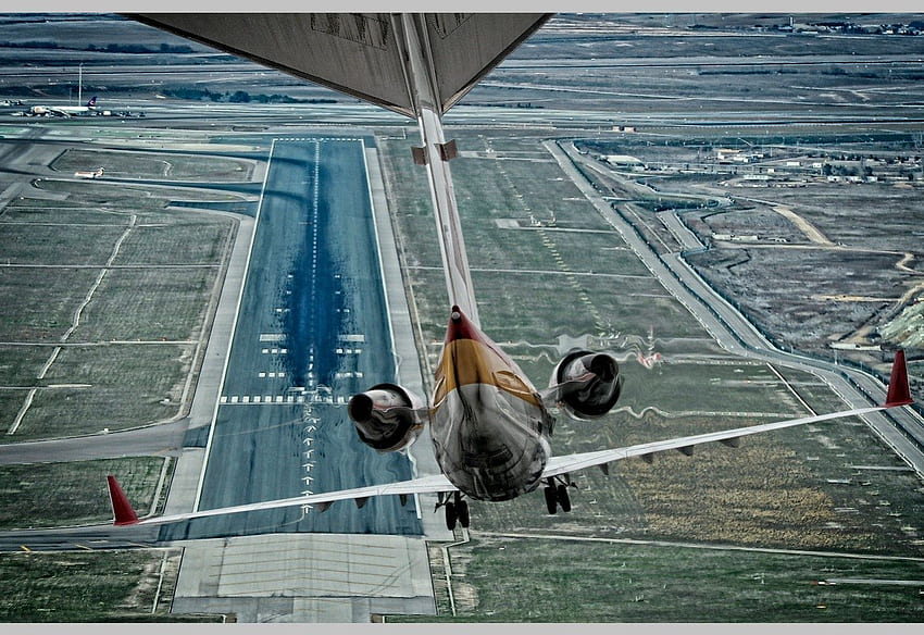 Jet, air, plane, commercial, usa HD wallpaper
