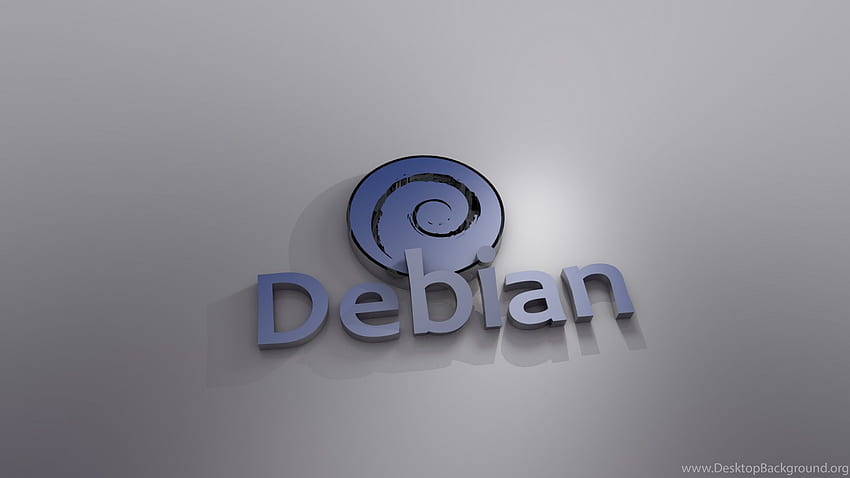 Debian Linux OS 3D HiRe 8723 Tło, Debian Tapeta HD
