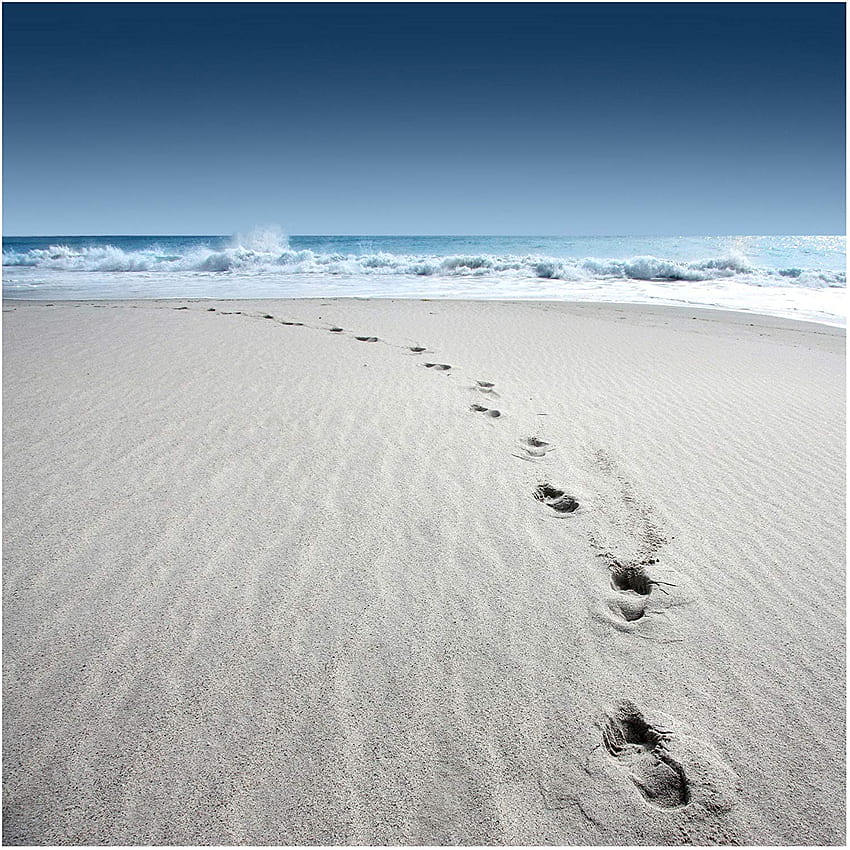 Footprints In The Sand Wallpaper Layouts Backgrounds