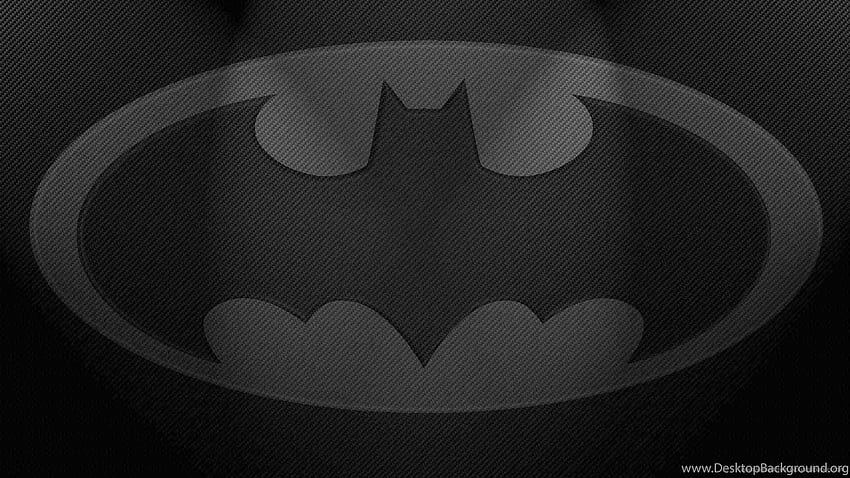 Batman Gray Logo Background HD wallpaper