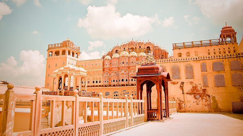 ganz Indien, Wahrzeichen, heilige Stätten, historische Stätte, Gebäude, Architektur, indische Orte HD-Hintergrundbild