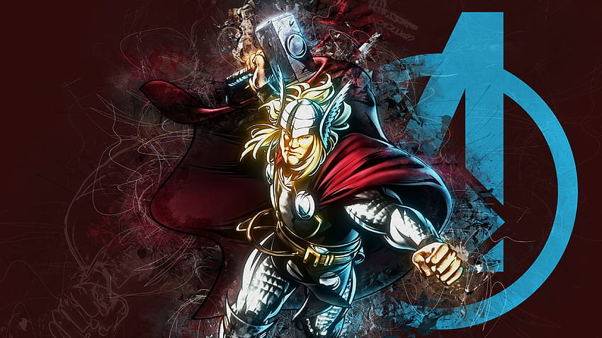 Thor, dios del trueno, cómics de Marvel fondo de pantalla