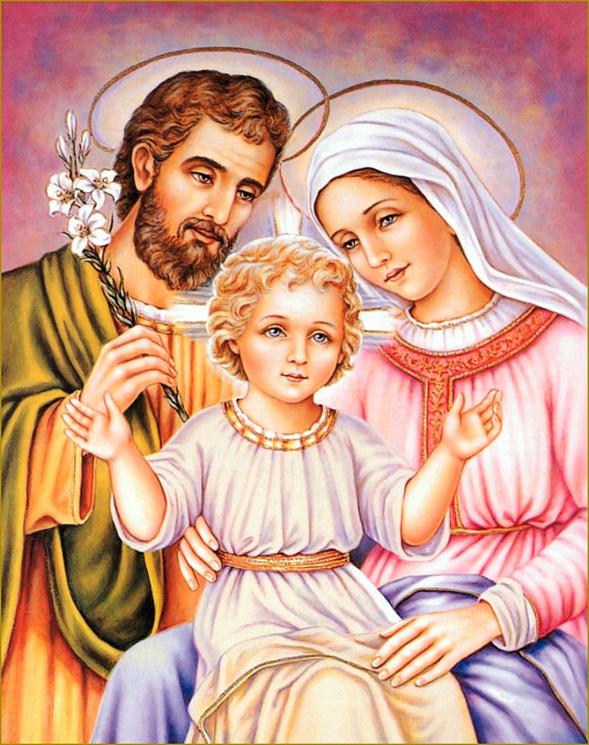 CATHOLIC TRADITION: ST. JOSEPH, Holy Family HD phone wallpaper | Pxfuel