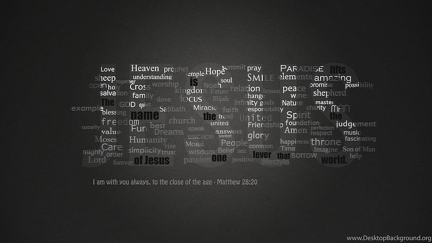 Jesus Word WallDevil Best And Mobile. Background HD wallpaper | Pxfuel