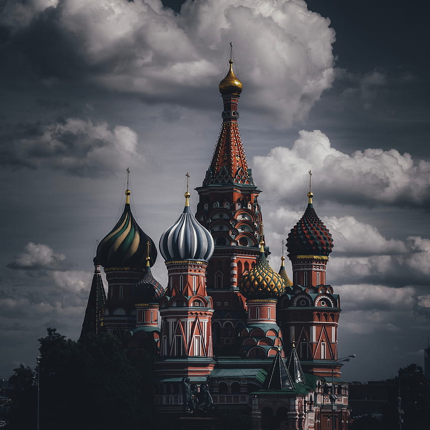 도시, 건축물, Moskow, 크렘린 궁전, 건물, 러시아 HD 전화 배경 화면