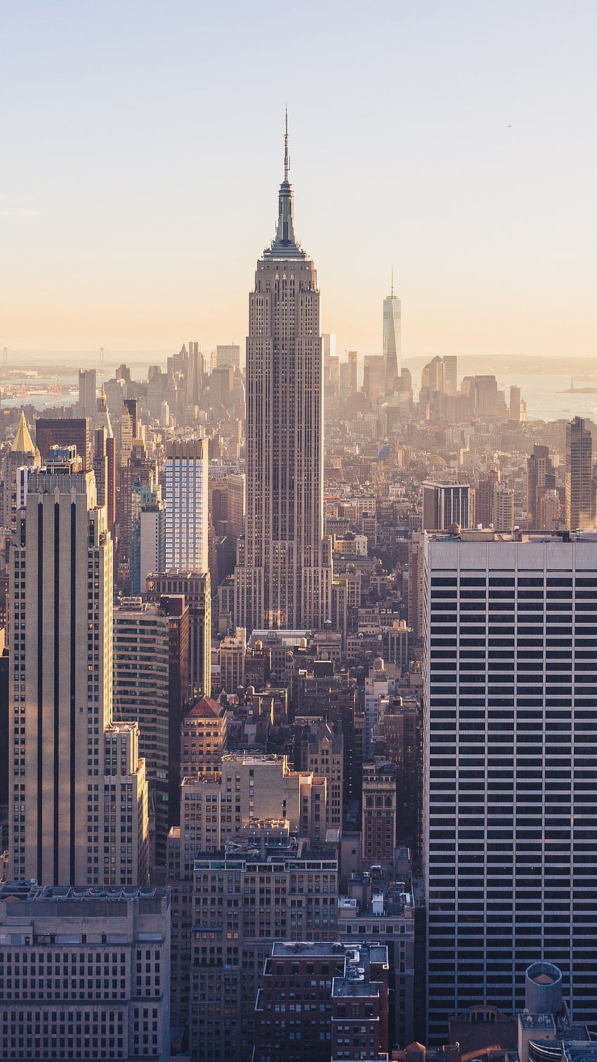 Skyline на Ню Йорк, Ню Йорк X HD тапет за телефон