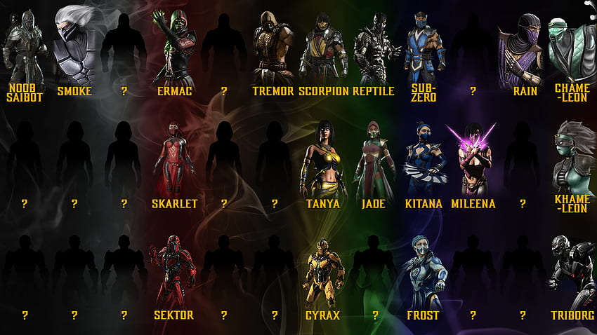 MK palette swap : MortalKombat, Classic Mortal Kombat HD wallpaper