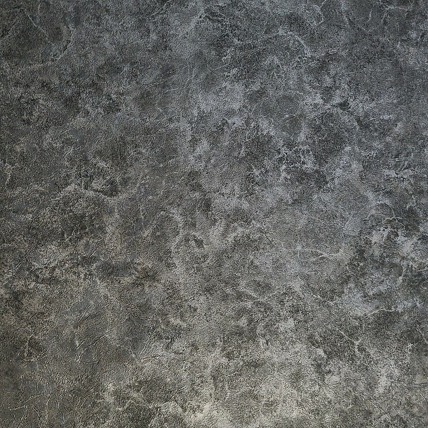 Z72031 Zambaiti noir argent métallisé faux ciment béton plâtre wal – wallcoveringsmart Fond d'écran de téléphone HD