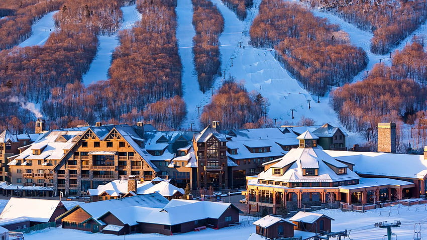 The 10 Best Ski Resorts In The USA – Newverest, Vermont Ski HD wallpaper