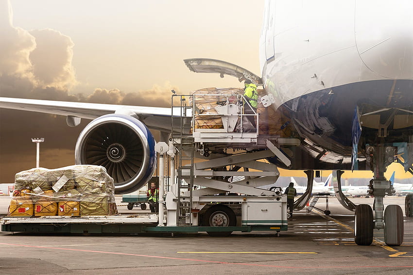 Soluzione VITRONIC per la misurazione calibrabile di merci aviotrasportate, Air Freight Sfondo HD