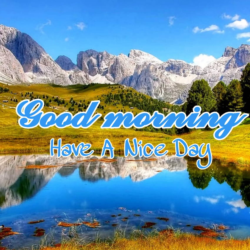 Guten Morgen, schönen Tag noch - Liebe Grüße, heute ist ein guter Tag HD-Handy-Hintergrundbild
