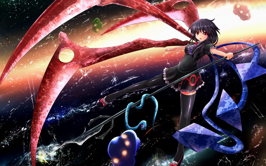 Anime Girl 51 - Effondrement de la galaxie Osu - -, Galaxy Anime Art Fond d'écran HD