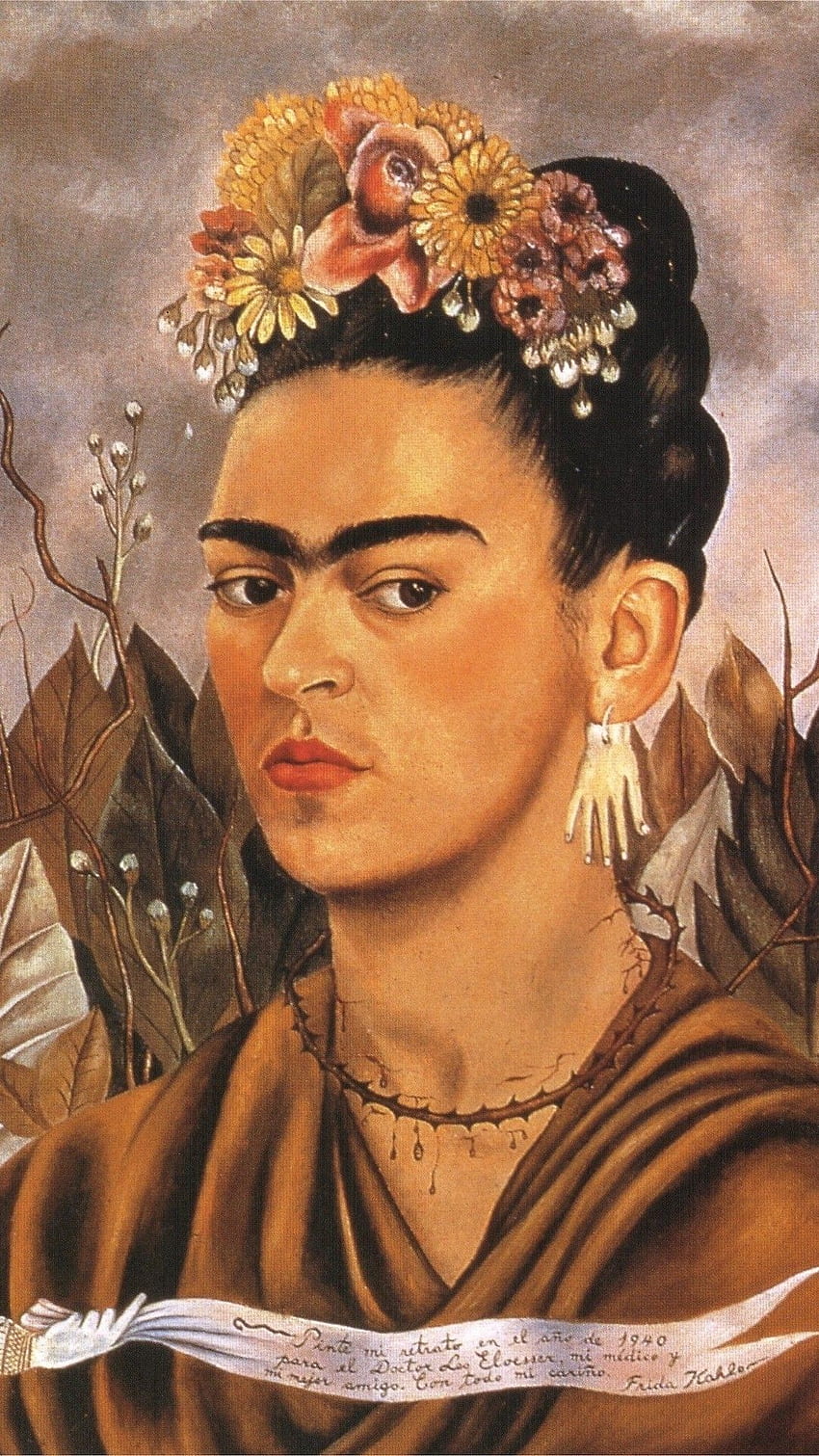 Frida Kahlo Frida Kahlo Lockscreens Frida Kahlo Lockscreen - Dr Eloesser에게 바치는 자화상 - - HD 전화 배경 화면