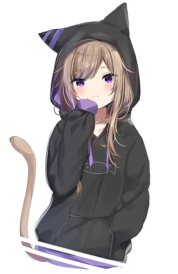 Cute Anime Hoodie Girl Online Sale UP TO 65 OFF HD phone wallpaper   Pxfuel
