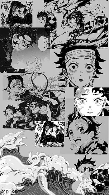  Anime manga en blanco y negro fondos de pantalla HD